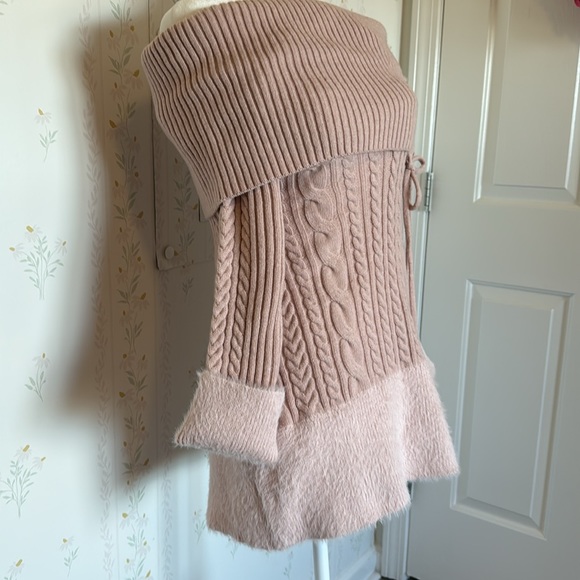ROMWE Kawaii Off Shoulder Sweater Dress - Picture 5 of 5